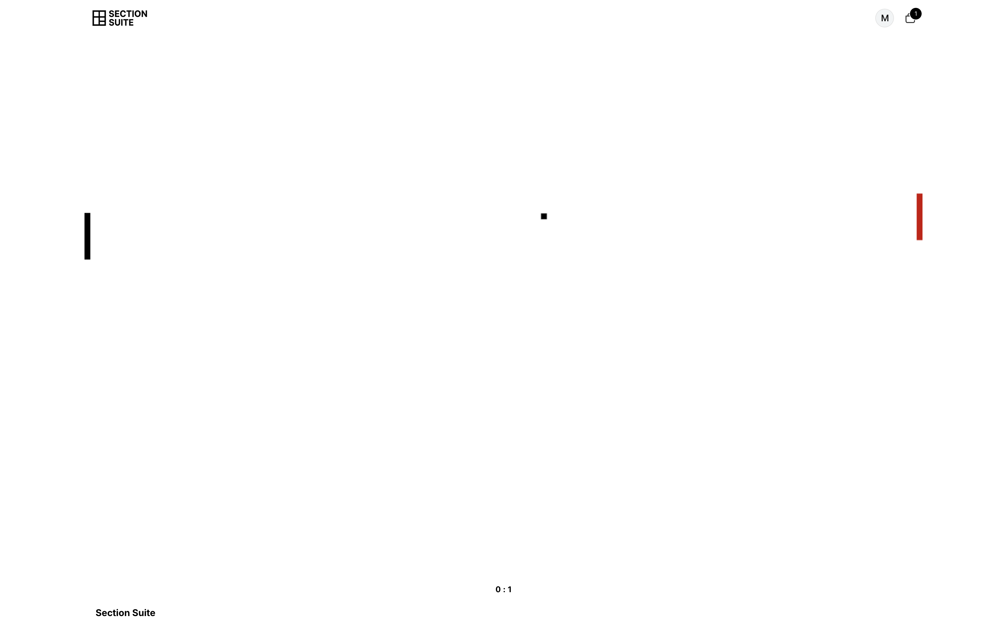 Pong Game Section for Shopify