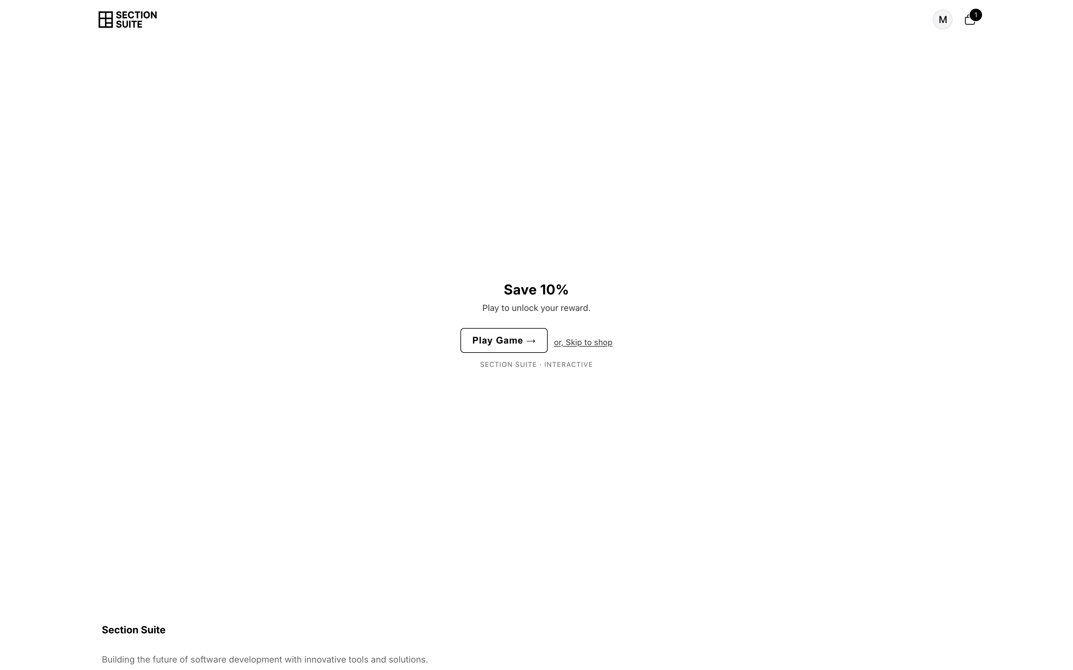 Pong Game Section for Shopify